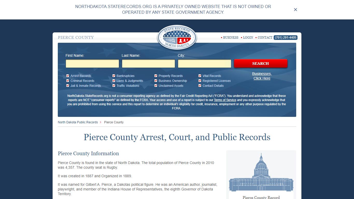 Pierce County Arrest, Court, and Public Records